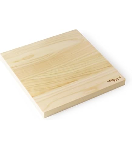 #ひのき #一枚板 Amazon.co.jp: kicoriya 正方形 まな板 一枚板 国産 高級 檜